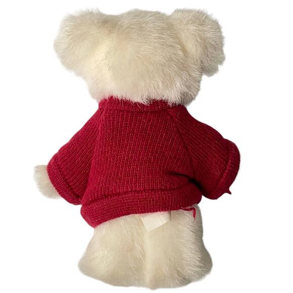 Boyds Bears Mini Message 3.5" Thinkin of Ya Love Ya Red Heart Sweater #3809052 - Picture 5 of 6